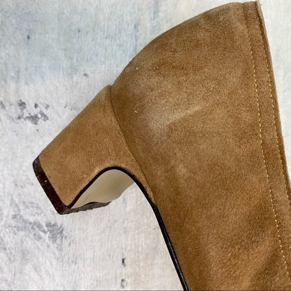 Jean Paul Barriol Accessorie camel suede block heel La size 39 - Picture 4 of 10